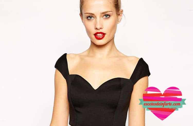 Tipos de Escote Más Utilizados 3 Tipos de escote de cuello corazón