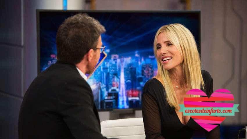 Elsa Pataky luce escote de infarto en El Hormiguero 1 Generoso escote de Elsa Pataky