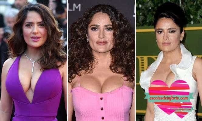 Salma Hayek, el mejor par de... México 5 El poderoso escote de salma hayek