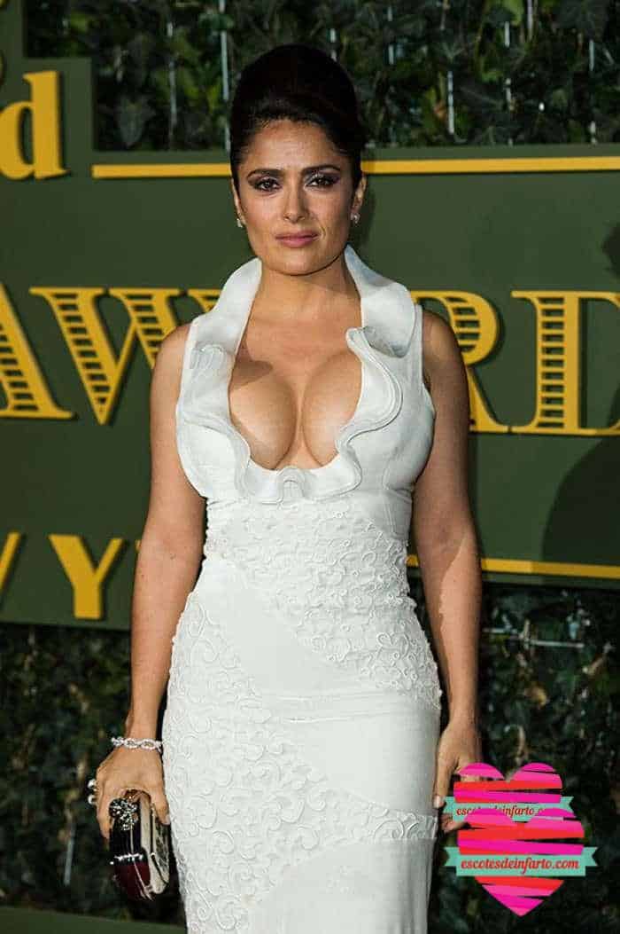 Salma Hayek, el mejor par de... México 3 Escote de Samla Hayek
