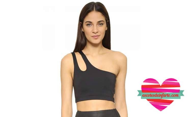 ¿Qué sujetador usar para cada tipo de escote? 6 Sujetador para escote asimétrico