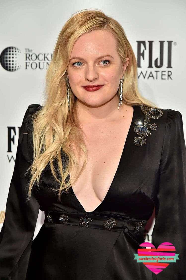 Elisabeth Moss, Escotazo en V 1 Elisabeth Moss Escote