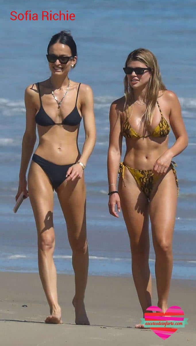 Sofia Richie Muestra su Increible Cuerpo 4 Sofia Richie con una amiga en la playa