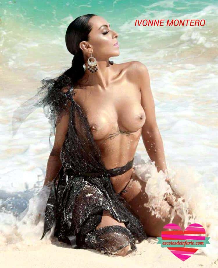 Ivonne Montero Presume su Figura 8 Ivonne Montero en el mar
