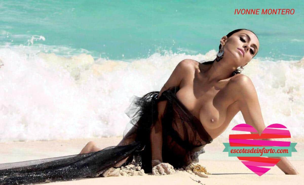 Ivonne Montero Presume su Figura 11 Ivonne Montero en la orilla
